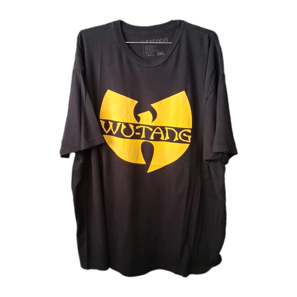 Wu-Tang Clan Graphic Logo T-Shirt - Black Men's Size 3XL